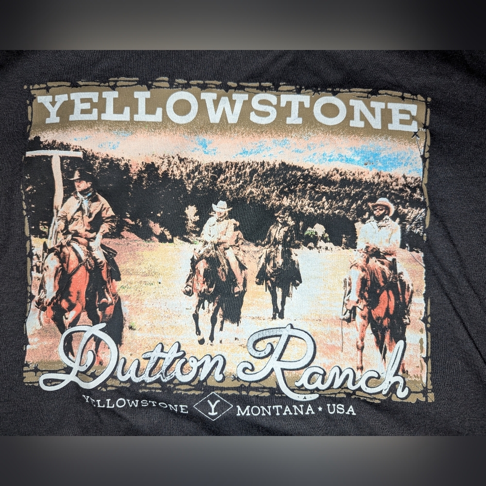 YELLOWSTONE Dutton Ranch Short Sleeve T-Shirt Plus 0x NWT